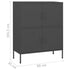 Lady Jillian -  Storage Cabinet Anthracite 80x35x101,5 cm Steel - Model 1